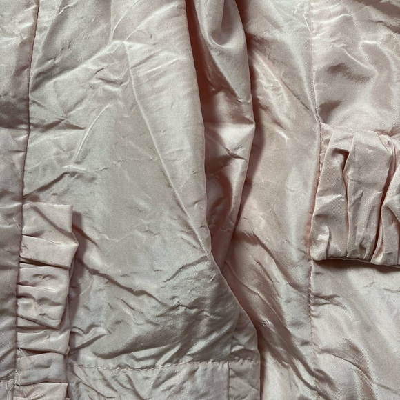 𝅺SUE BLANKINSHIP dusty rose 100% silk crinkled set. MEd/ SM - Picture 10 of 12